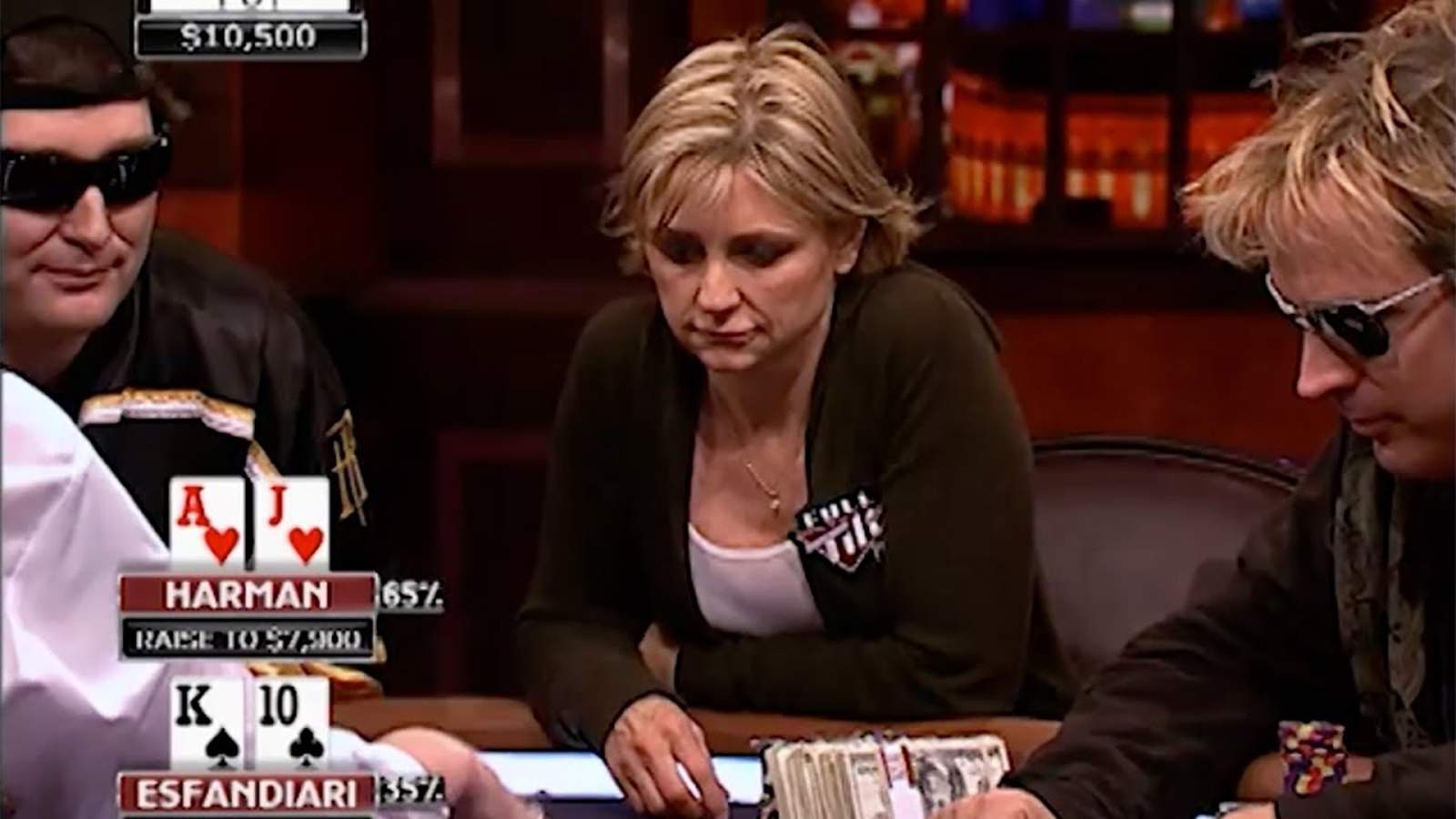 WATCH: Jennifer Harman Gets Hit By a Cold Deck