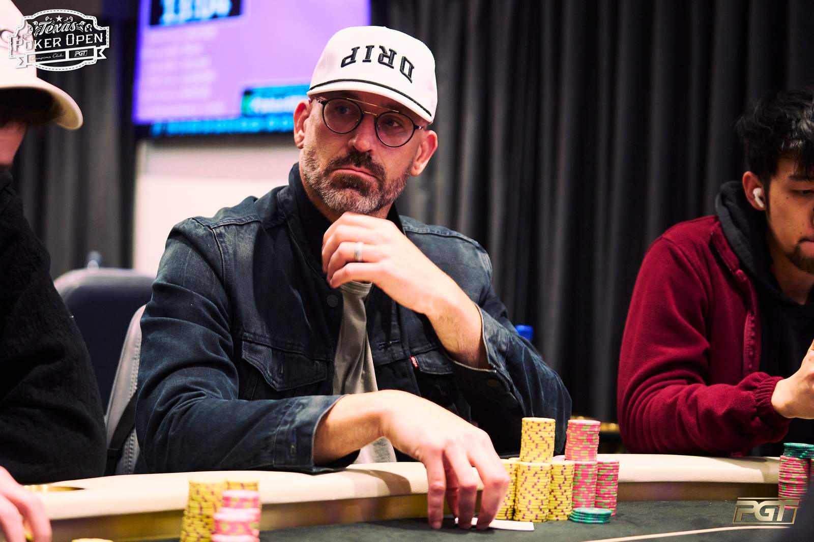 Jason Hickey Leads 13 Survivors After Day 1B of the Texas Poker Open $3,300 Main Event